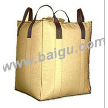 Beige Color Cross Corner PP Big Bag